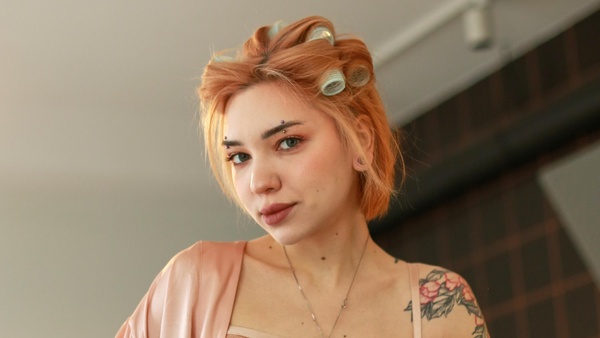 roxylove - Morning, Curlers, Coffee